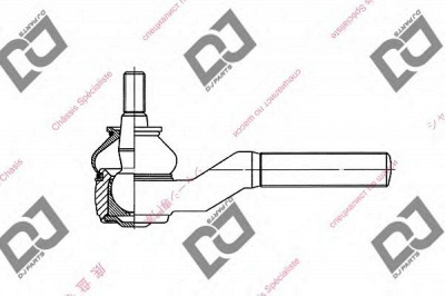 DJ PARTS de1135 -  Наконечник поперечной рулевой тяги